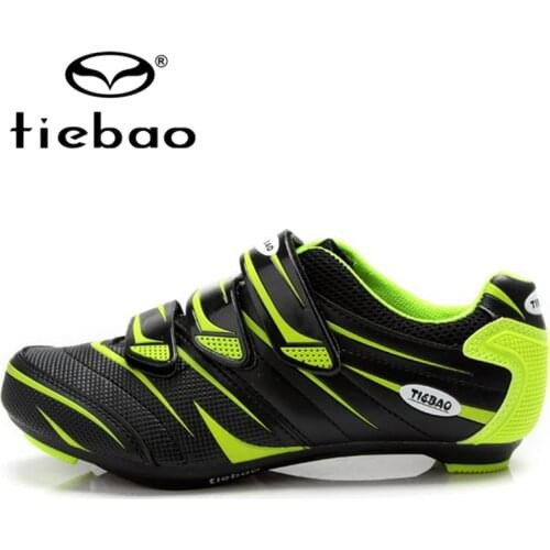 TIEBAO Professional Men Women Road Bike Shoes Self-Locking Cycing Shoes Bicycle Cycling Shoes Breathable Sports Riding Shoes