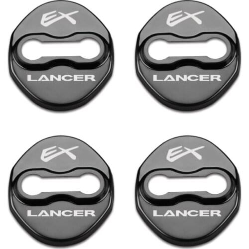 Car-Styling door lock cover Auto Emblems Case For Mitsubishi Lancer EVO pajero accessories car styling