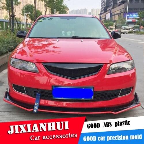 For Mazda 6 Front shovel Body kit spoiler 2006-2013 Mazda6 6 ABS Rear lip rear spoiler front Bumper Diffuser Protector