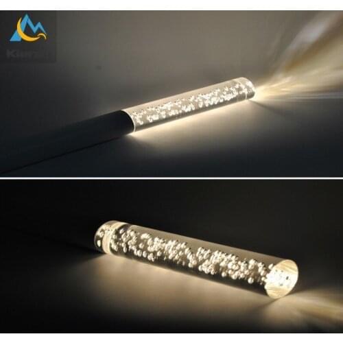 Dimmable Aluminum Acrylic Pendant Lights Kitchen Dining Living Room Bar Cafe Hanging Lamp Simplicity Cylinder Droplight Fixture