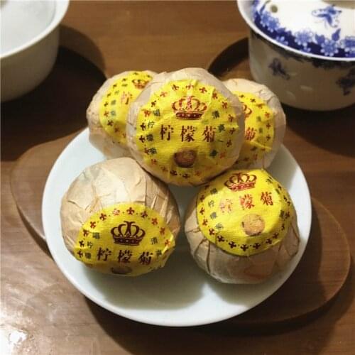 2020 Chinese Lemon Chrysanthemum Tea the original Green food For Health Care Lose Weight