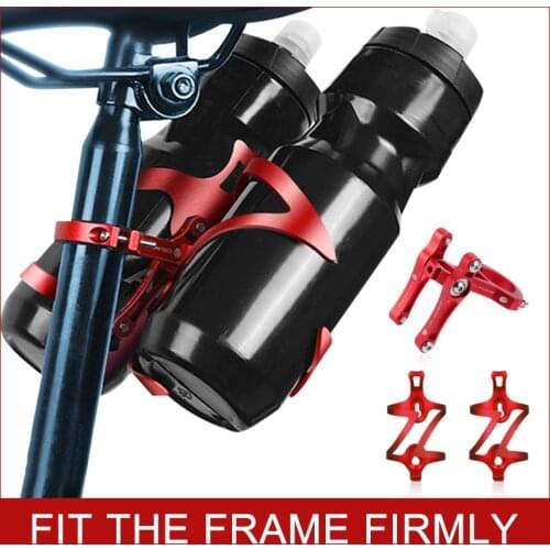 Bicycle Bottle Holder Mount Adapter Adjustable MTB Road Bike Water Bottle Clip Cage Clamp Handlebar Bracket Cycling Accessories