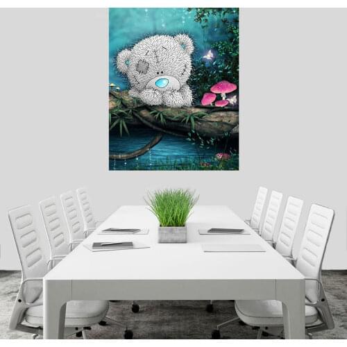 5d diy Diamond embroidery cartoon Bear diamond painting Cross Stitch full Round drill Rhinestone mosaic TSK-002