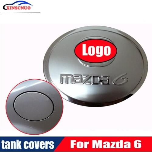 Car Styling Refitting Oil For Mazda 6 mazda6 Refit Special Fuel Tank Cap tank Cover Sticker Trim Accessories