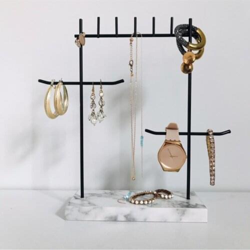 Black-white Jewelry Stand Regulator Set