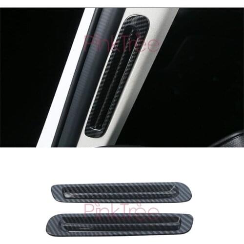 For Mazda 3 Axela 2020 Chrome Front Air Vent Outlet Cover Dashboard Trim Bezel Frame Car Styling Tuning Accessories