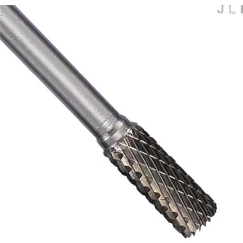 JLI 6mm Head Grinding Rotary Accessories Abrasive Tools Tungsten Carbide Rotary Burr Cylindrical Grinding Head