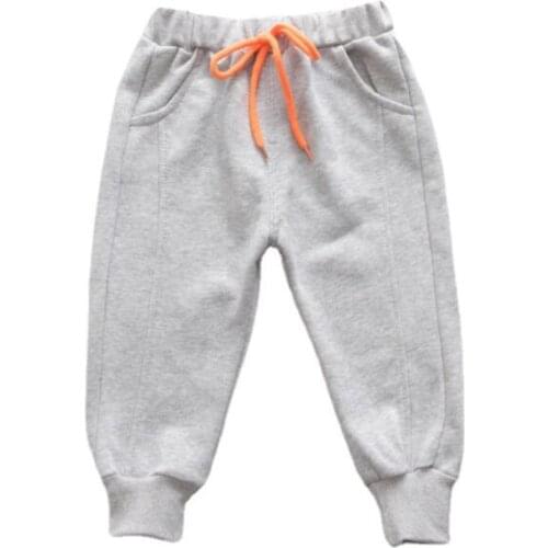 New Spring Autumn Baby Boys Girls Clothes Children Cotton Pocket Pants One Piece Toddler Fashion Costume Kids Infant Sportswear