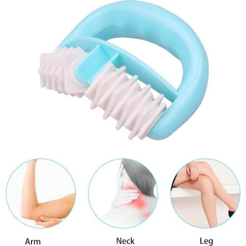 New roller face Blue D Type Fat Control Roller Massager Cellulite Leg Abdomen Neck Buttocks Fast Anti Cellulite Face Lift Tools