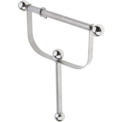 Bird Stainless Steel Perch Stand Outdoor Handheld Scratching Stick for Macaw African Grey Budgies Parakeet Conure Cockatiel