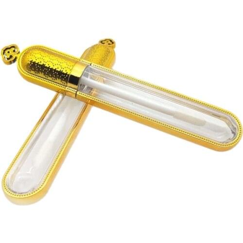 15ml golden crown lip gloss tube cosmetic lipgloss packaging empty container