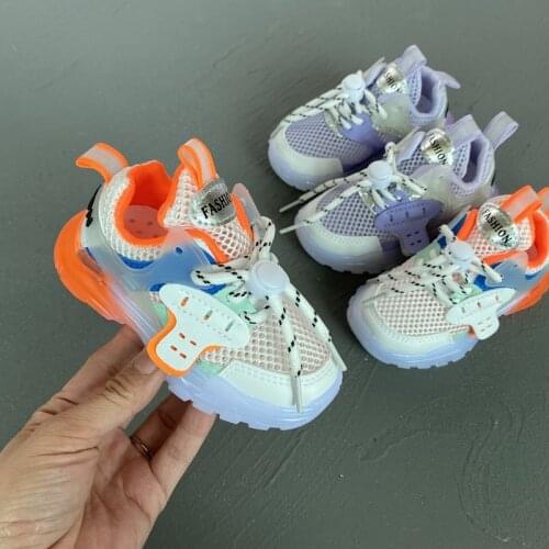 Infant Kids LED Sports Shoes Lighting Girls Boys Glowing Running Shoes Lights 1-6 Years Children Luminous Toddler Shoe 21-30