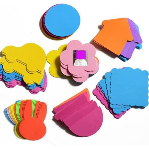 T-N Square Flower EVA Foam Wall Decorative Stickers Photo Frame Cork Boards Felt Board Hexagon Car Self Adhesive Handmade Decor