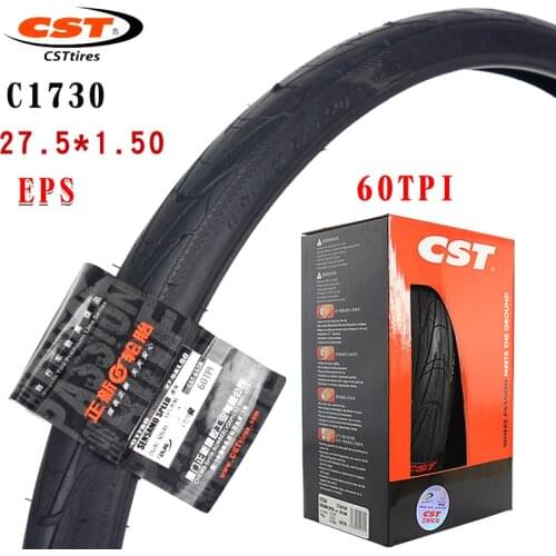 CST bicycle tire c1730 mountain bike EPS stab proof 27.5x1.5 semi smooth tire 60TPI City Bicycle outer tire
