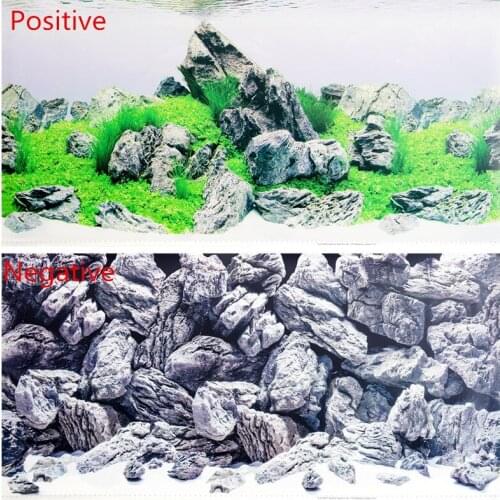 Juwel HD fish tank background painting . New PVC Double Sided Aquarium Background Poster Decoration Fish Tank Wall Background