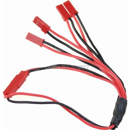 1 Pieces JST Connection Cable1 Female to 5 Male Plug Wire For Modal Airplanes & Helicopters