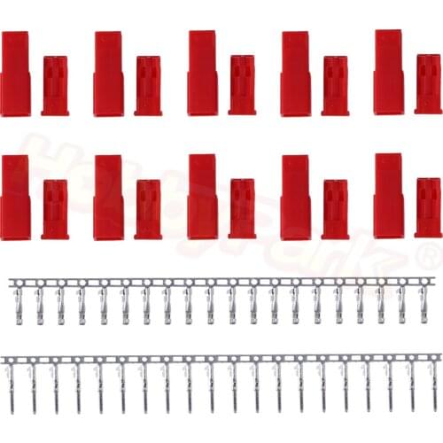 10 Pairs JST Connector Plugs Male & Female (Unassembled) for RC Battery / Motor