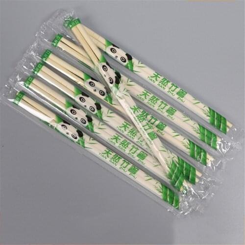 2021 Disposable bamboo and wood chopsticks individually packaged chopsticks sushi food chopsticks tableware 100 pairs chopsticks