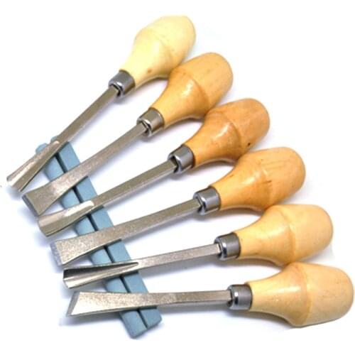 6pcs Wood Chisel Graver Woodcarving Knife Woodworking Chisel Wood Carving Tool