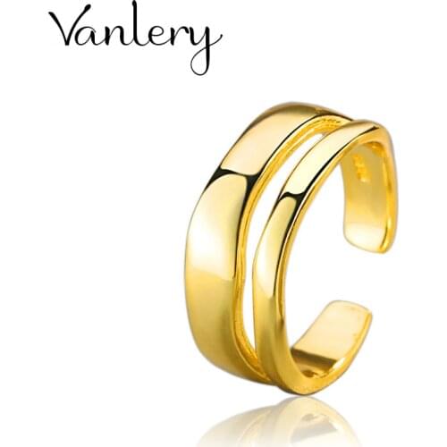 Bohemian Charm Boho Chains Rings For Women Lover Wedding Bridal Valentines Gifts Men Open Retro Antique Rings