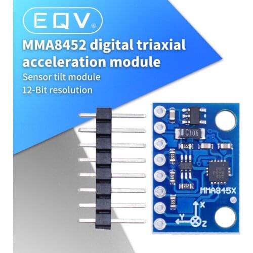 GY-45 MMA8451 Module Digital Triaxial Accelerometer High-precision Inclination Module