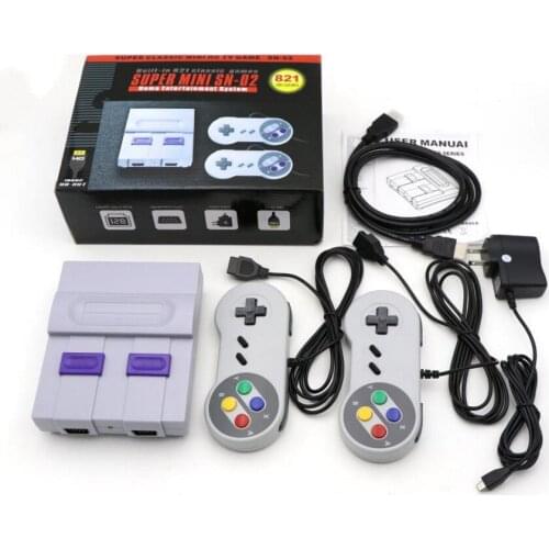 Coolbaby Super HDMI Mini SFC Retro TV Video Classic Game Console Handheld Player 821 Dual Gamepad