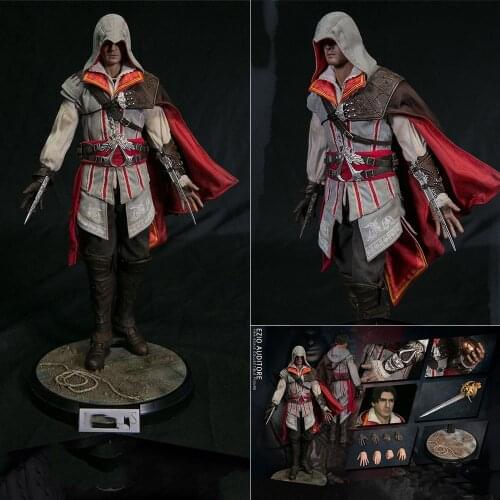 DAMTOYS DMS012 1/6 Scale Figure Assassin Ezio Auditore Full Set 12 inch Male Action Figure Model for Collection