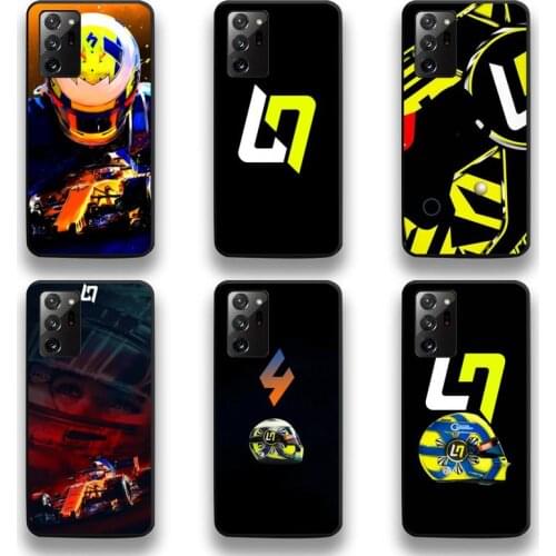 F1 racing Lando Norris Racing Phone Case For Samsung Galaxy Note20 ultra 7 8 9 10 Plus lite M51 M21 M31 J8 2018 Prime