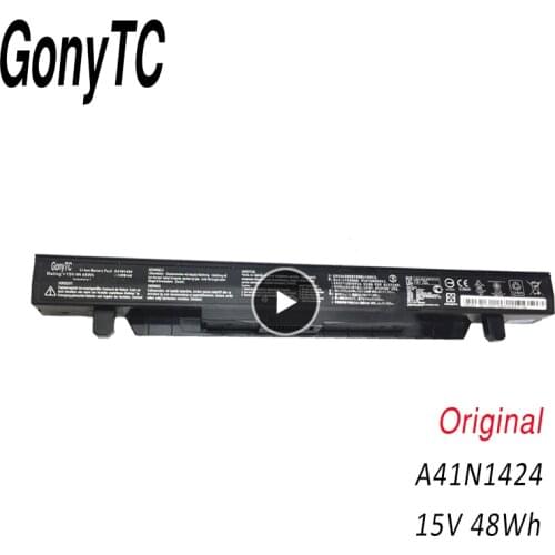 GONYTC 15V 48WH A41N1424 Laptop Battery for ASUS ROG ZX50 ZX50J ZX50JX ZX50V ZX50VW GL552 GL552VW GL552J GL552JX GL552V