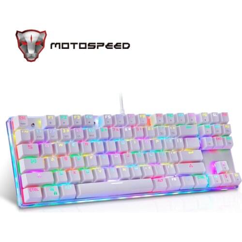 Hot Motospeed K87S Mechanical Keyboard 87 keys Wired Gaming Keyboards with RGB Backlight