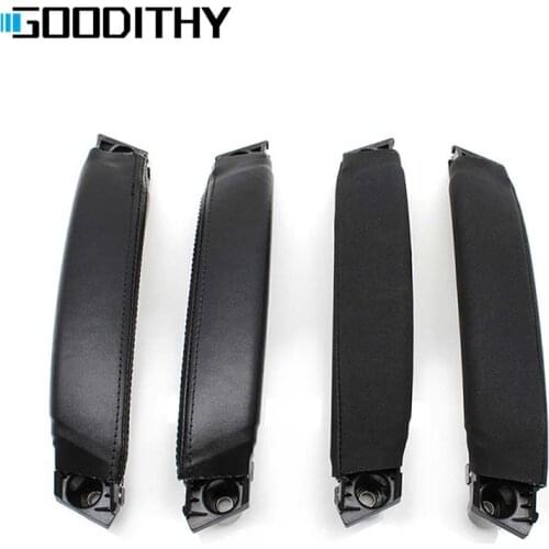 Car Interior Door Leather Pull Handle for Land Rover Discovery 2015-2019