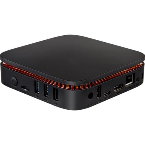 AK1 Intel Apoll Lake J3455 Mini PC Win10 4G RAM 32G/64G/96G/160G ROM USB 3.0 WIFI 2.4G/5G BT Type-C 1000 LAN up to 2TB