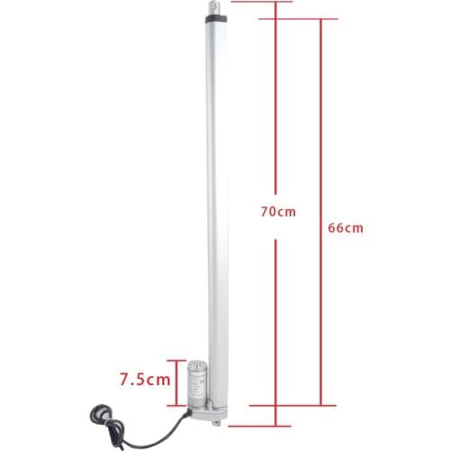 Multi-function Linear Actuator Motor DC12V 24V 36v Stroke Heavy Duty 750N Load Mini Electric Linear Tubular Motor
