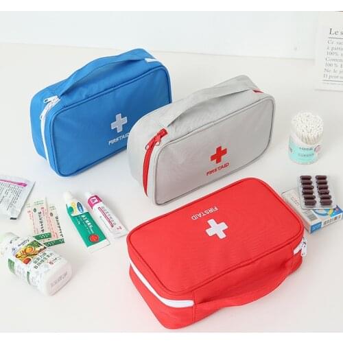 Portable First Aid Medical Kit Medicine Emergency Bag Household Medicine Pill Storage Bag Travel Camping Useful Survival Bag