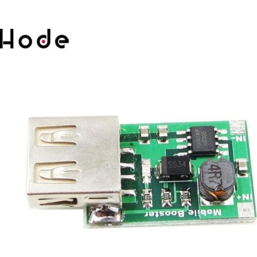 DC-DC 2V-5V To 5V USB Output Boost Converter Mini Step-up Power Module Lithium Battery Charger Board For Camera Phone