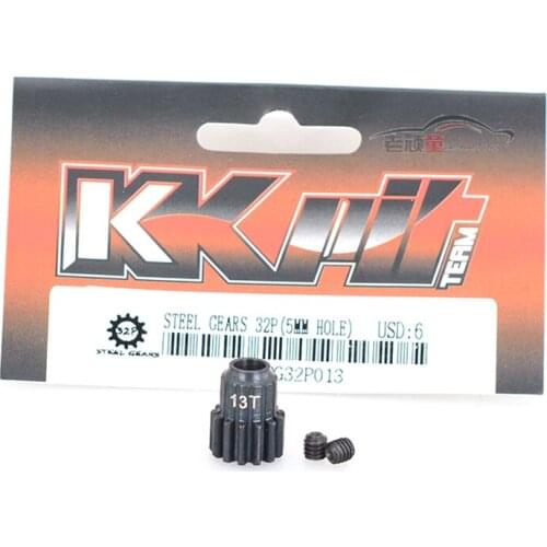 FATJAY KKPIT 32P steel pinion gear 0.8 Modulus for 5.0mm motor shaft 20T 22T 23T 24T 25T 26T 28T 30T for RC cars