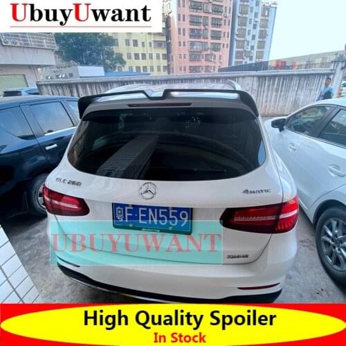 UbuyUwant For Benz GLC X253 SUV Spoiler Rear Trunk Wing Spoiler For Benz W253 Glc 200 Glc300 CARBON FIBER Spoiler 2015-2018