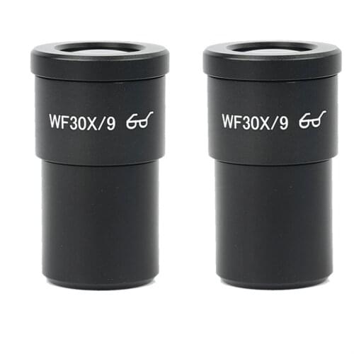 2PCS Agnicy WF30X Stereo Microscope Wide-angle Eyepiece Large Field of View High Eye Point 30 Times
