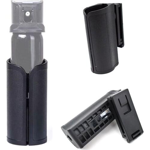 Tactical Polymer Spray Holster Hunting Pouch Tear Gas Spray Case Open Top Mace Spray Holder for Paintball Military Outdoor