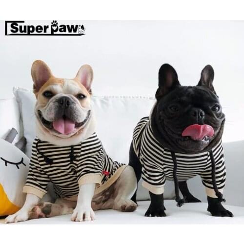 Dog Clothes Pet Puppy Hoodie Parent-Child Outfit French Bulldog Pug Teddy Jacket Coat for Dogs cat Costume Keeping Warm XQC12
