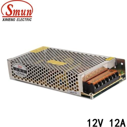 S-145-12 Universal Input AC/DC 12VDC 12A Output 145W Switching Power Supply Unit