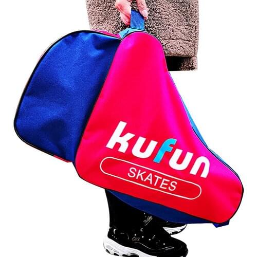 Waterproof Roller Skating Storage Bag for Inline Roller Boots Shoes Skates Protective Gears Adjustable Compartment Design Case