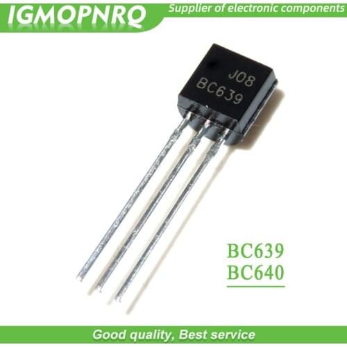 20PCS BC639 BC640 Each 10pcs TO-92 NPN PNP Transistor General Pupose Amplifier New Original Free Shipping
