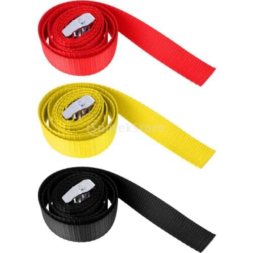 38mm 1-1/2" 250cm/300cm Tie Down Strap Cargo Lashing Luggage Packing Belt Cam Buckle for Kayak Boat Roof Rack