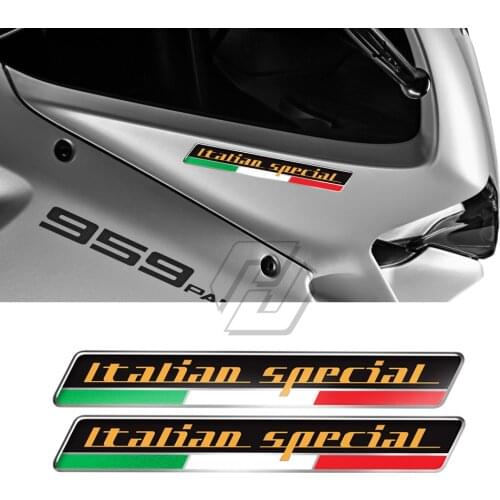 3D Motorcycle Tank Decals Italy Sticker Italian Special Decals Case for Ducati Monster Aprilia RS RS4 RSV4 MV