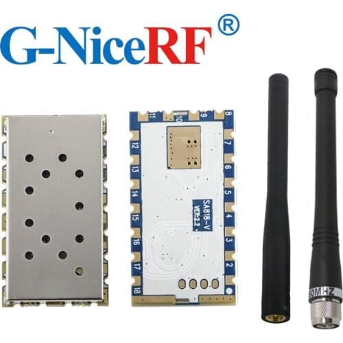4PCS/lot SA818 1W RDA1846S chip 134 - 174MHz VHF | UHF 3.5km - 5km Walkie Talkie Module