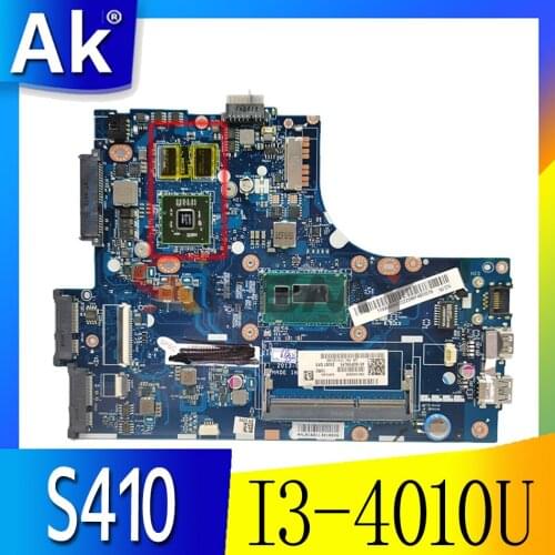 Akemy 11S9000329 ZIUS6 S7 LA-A321P For lenovo Ideapad S410 Laptop motherboard SR16Q I3-4010U