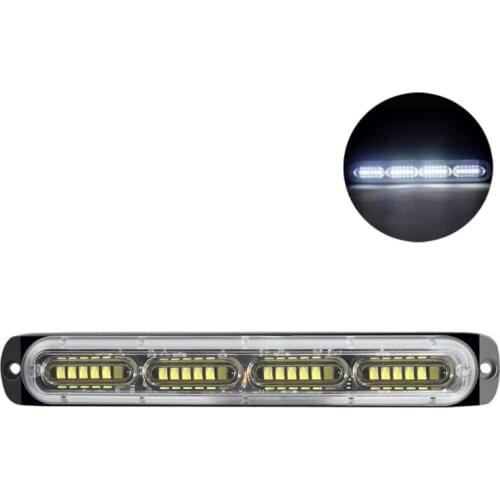 24LED 72W Emergency Strobe Lights Bar Universal Warning Flashing Lamp Bar for Pickup Truck Off-road Vehicle 12-24V Car Y5GF