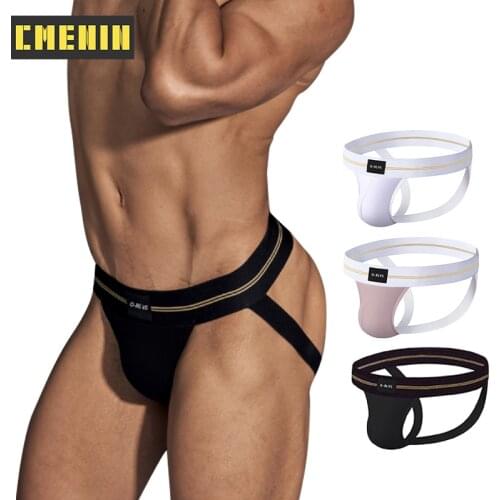 Quick Dry Modal Gay Men Sexy Underwear Thong Men Jockstrap 2021 New Mens thong And G Strings Men Lingerie OR6108