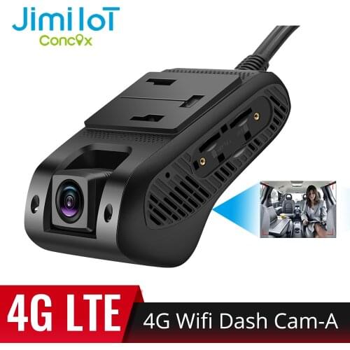 JIMI 4G Car DashCam JC400P GPS Tracking With WIFI 2 Live Stream Video Record Cloud Storage Battery Cut-Off Fuel Remote 1080P DVR
